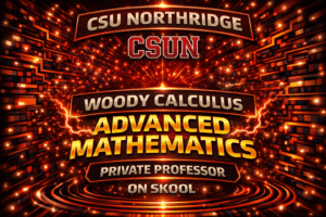 CSU Northridge calculus tutor MATH 150B MATH 250 MATH 351 Woody Calculus