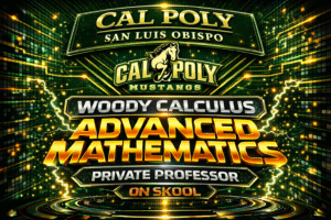 Cal Poly San Luis Obispo calculus tutor MATH 1262 MATH 2263 MATH 2343 Abstract Algebra Real Analysis Woody Calculus