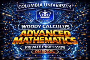 Columbia University Calculus II tutor, Calculus III tutor, Differential Equations help, Linear Algebra help, Abstract Algebra help, and Real Analysis help through Woody Calculus Mastery Lab