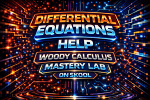 Differential equations tutor first order second order Laplace transforms systems diff eq Woody Calculus