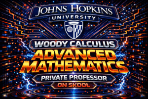 Johns Hopkins University Calculus II tutor, Calculus III tutor, Differential Equations help, Linear Algebra help, Abstract Algebra help, and Real Analysis help through Woody Calculus Mastery Lab