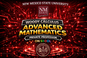 New Mexico State University calculus tutor MATH 1521G MATH 2530G MATH 3160 MATH 3110 MATH 3120 Woody Calculus