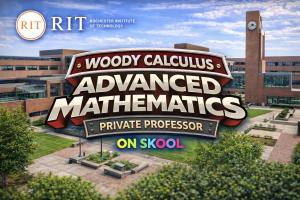 Rochester Institute of Technology calculus tutor helping students with MATH-182 MATH-221 MATH-231 MATH-441 MATH-505 through Woody Calculus
