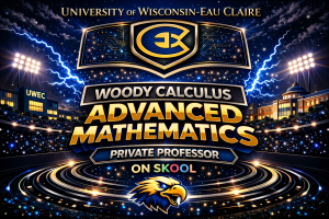 UW Eau Claire calculus tutor MATH 215 MATH 216 MATH 311 MATH 324 Woody Calculus