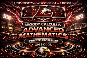 UW La Crosse calculus tutor MTH 208 MTH 310 MTH 308 MTH 353 Woody Calculus