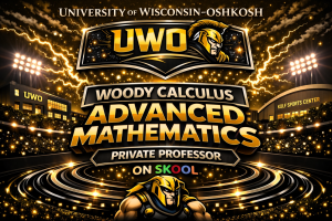 UW Oshkosh calculus tutor Math 172 Math 273 Math 371 Math 346 Woody Calculus