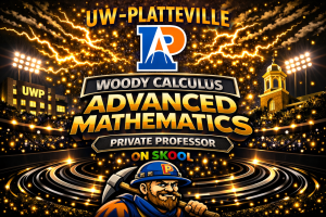 UW Platteville calculus tutor MATH 2740 MATH 2840 MATH 3230 MATH 3630 Woody Calculus