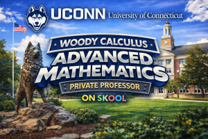 University of Connecticut calculus tutor helping students with MATH 1132Q MATH 2110Q MATH 2410Q MATH 3230 MATH 3150 through Woody Calculus