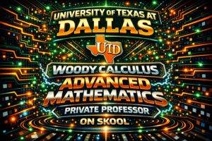 University of Texas at Dallas calculus tutor MATH 2413 MATH 2414 MATH 2418 MATH 2420 Woody Calculus