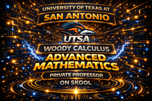 University of Texas at San Antonio calculus tutor MAT 1223 MAT 2213 MAT 3613 Woody Calculus