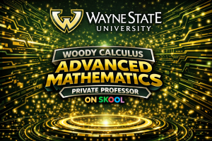 Wayne State University calculus tutor MAT 2020 MAT 2030 MAT 2350 MAT 5420 MAT 5070 Woody Calculus