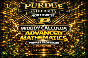 Purdue University Northwest calculus tutor helping students with MA 16400 MA 26100 MA 26400 MA 45300 MA 44600 through Woody Calculus