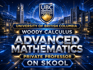 University of British Columbia calculus tutor helping students with MATH 101 MATH 227 MATH 317 MATH 321 MATH 320 through Woody Calculus
