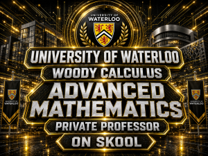 University of Waterloo calculus tutor helping students with MATH 128 MATH 227 MATH 228 PMATH 347 PMATH 351 through Woody Calculus